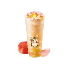 Mixue Malaysia 14 delighted blend of smooth tea base with juicy layers of peach essence