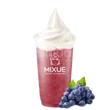 Mixue Australia 6 grape goodness with soft chilled ice cream