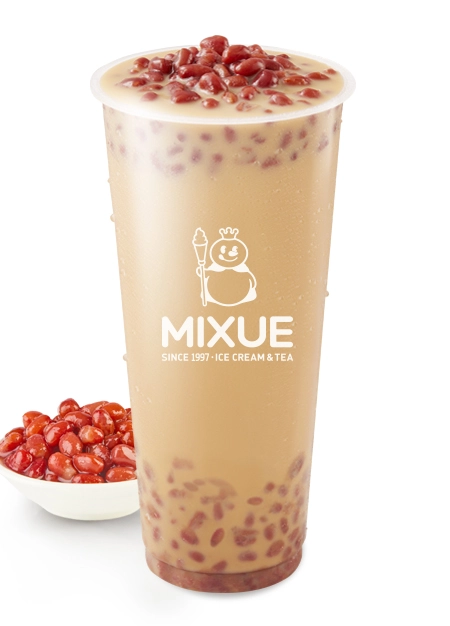 Mixue US 20 redbean milk tea