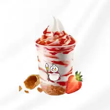 strawberry o crispae sundae 1